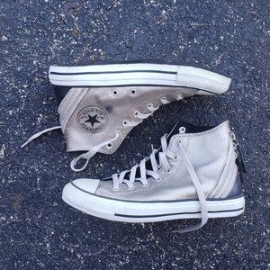 Converse Chuck Taylor All Star Tri Zip Leather High-Top Sneakers